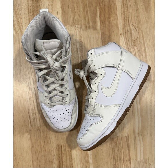 Nike Dunk High "White Sail" - Women's Size 8 White Shoes Sneakers - Picture 1 of 8
